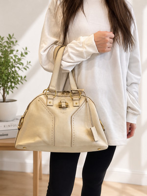 Yves Saint Laurent YSL Muse Bag  Leather Handbag