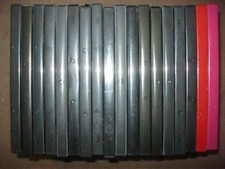 18 x Used Empty Black/Coloured DVD Cases.Upcycle,Crafting Storage.Signs of Wear.