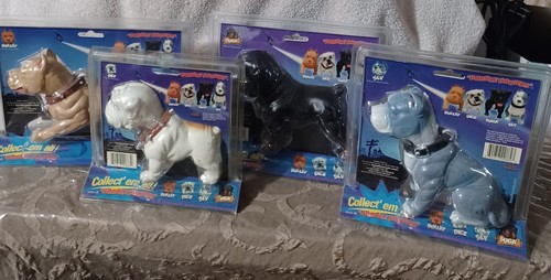 Hood Hounds Bobble Nodder Hound  set or 4 Dog 6" on blisters cards 