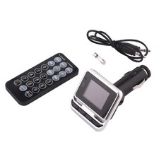 Black Stereo Bluetooth Wireless FM Radio Transmitter Car Adapter Charger