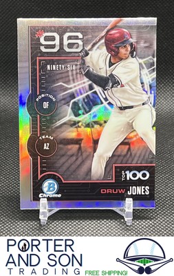 Druw Jones 2025 Bowman Scouts' Top 100 Refractor #BTP-96 Diamondbacks
