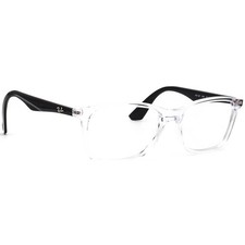 Ray-Ban Eyeglasses RB 7047 5943 Crystal Transparent/Black Square Frame 56-17 145
