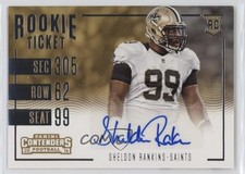 2016 Panini Contenders Rookie Ticket Sheldon Rankins #287 Auto 1cx3