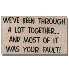 Mounted Rubber Stamp, A Life Together, Fun,You and I,Phrase,Words,Quote,Media,lg