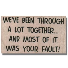Mounted Rubber Stamp, A Life Together, Fun,You and I,Phrase,Words,Quote,Media,lg