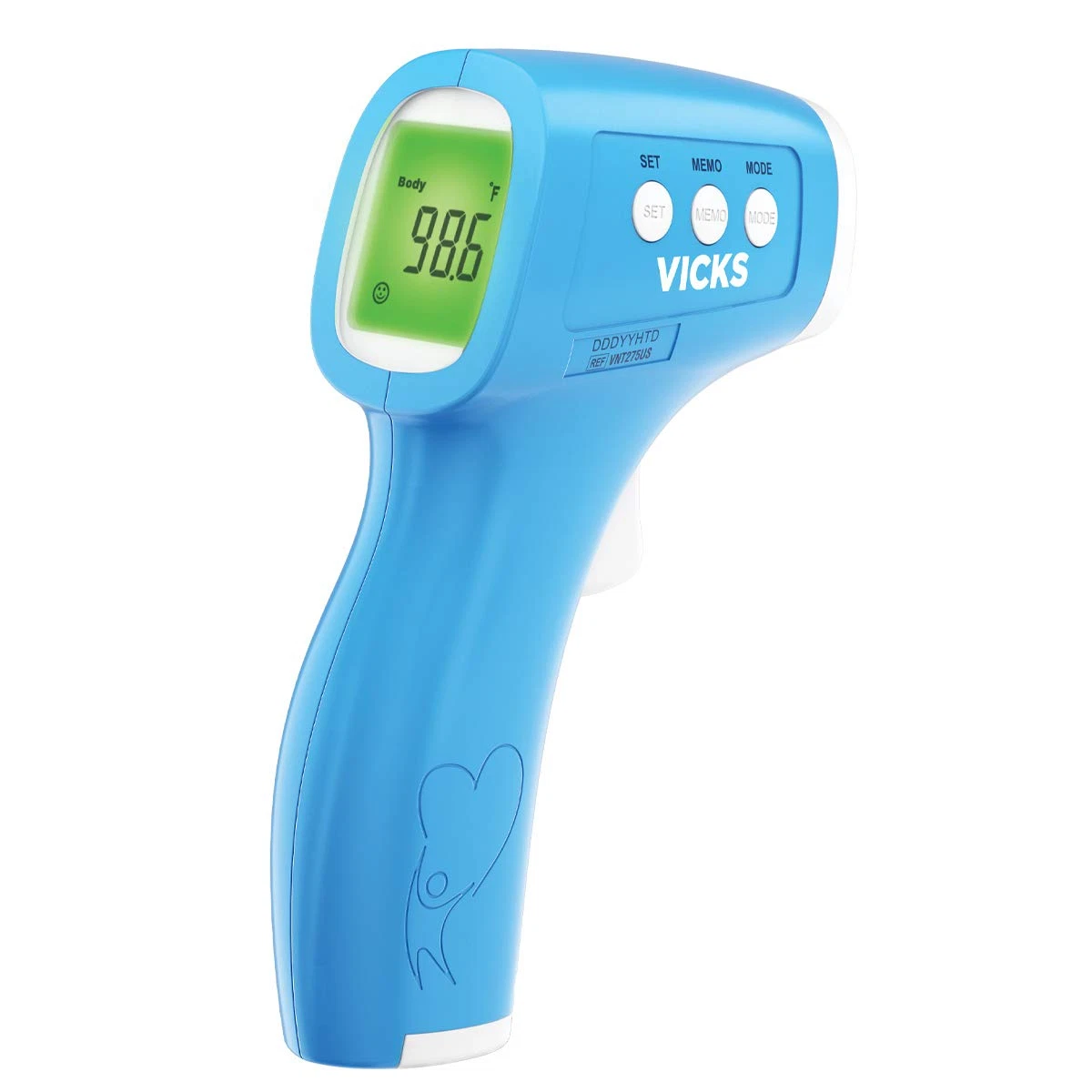 Vicks Non-Contact Infrared Thermometer for Forehead, Food and Bath – Fast, Relia