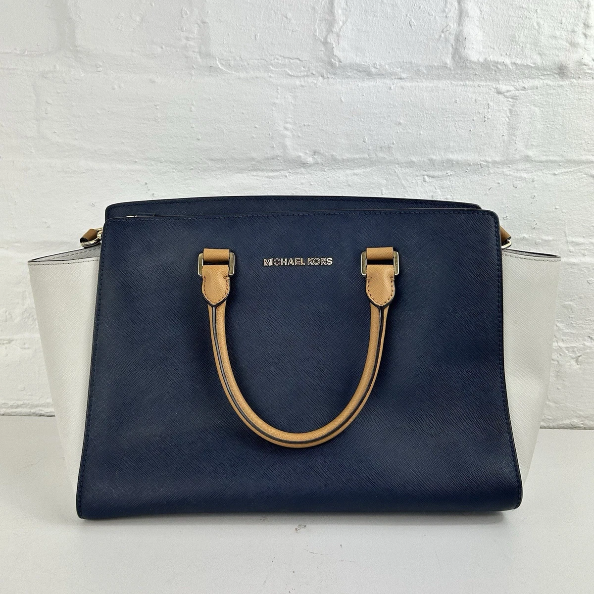 Michael Kors Selma Blue Medium Bags & Handbags for Women for sale 