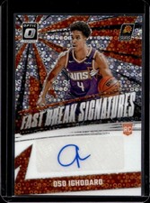2024-25 Panini Donruss Optic Oso Ighodaro Fast Break Signatures RC Auto #92 Suns