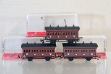 JOUEF 4501 SNCF OLD TIME BROWN 2nd CLASS SUBURBAN COACH BOXED on