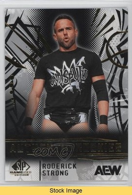 2025 SP Game Used AEW Authentic Rookies Roderick Strong #86 READ 11q6