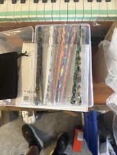 12 Pieces Acetate Hair Sticks Hair Chopsticks Tortoise Shell Leopard Print Shell