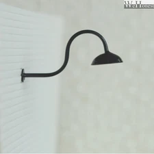 8 x O scale street wall lights model railroad LED bracket path lamp post #R46