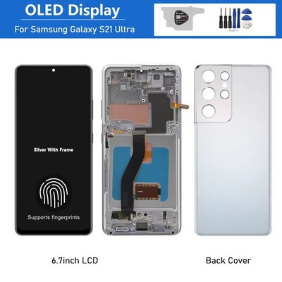 Für Samsung Galaxy S21 Ultra OLED Display LCD Touchscreen Digitizer Ersatz Posten