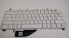 Genuine OEM Dell XPS 13 9310 7390 2-in-1 White Backlit US keyboard XD3H3 0XD3H3