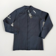 YUETA Women's Neoprene Nylon Jacket Front Zip Top Size 2XL Black Wet Suit NWT A9