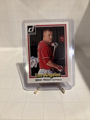 2015 Panini Donruss MIKE TROUT Inaugural 1981 Variation Edition #196 LA Angels
