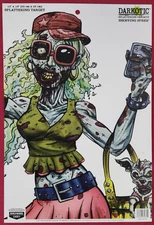 Zombie Girl & Dog Chihuahua Shopping Spree Splattering Shooting Target Darkotic