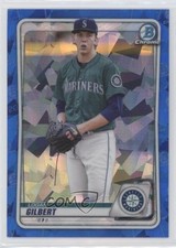 2020 Bowman Chrome Draft Sapphire Edition Logan Gilbert #BD-37 7iu