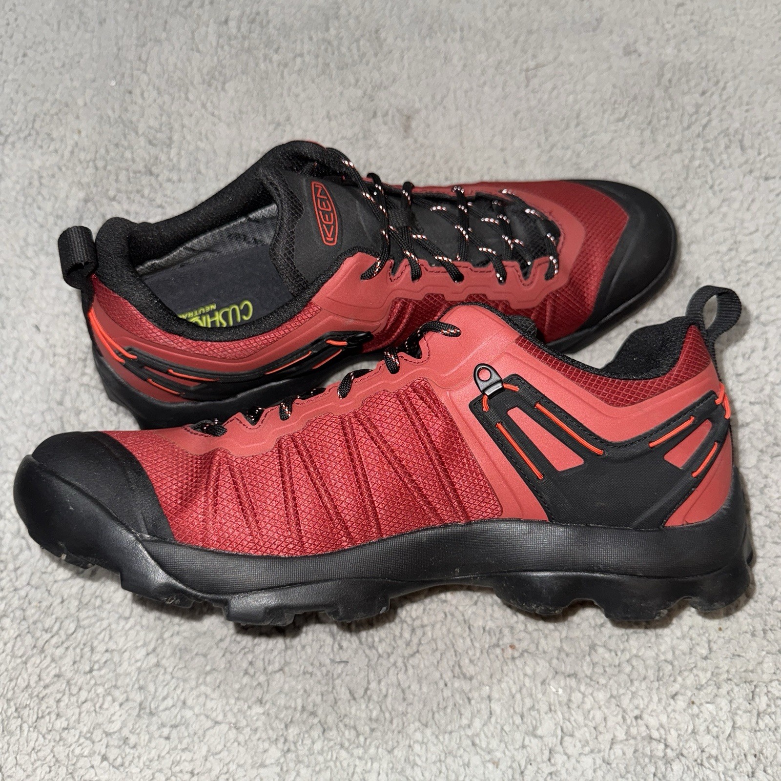 Scarpe Keen Dry Venture impermeabili 1024650 rosse escursionismo passeggio uomo taglia 10