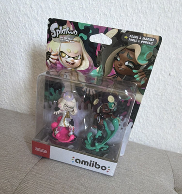 Nintendo amiibo Pearl & Marina Figuren-Pack   Splatoon Charakterfiguren