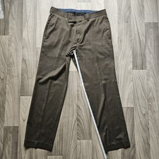 Lauren Ralph Lauren Mens Comfort Tan Straight Dress Pants 34x30 R