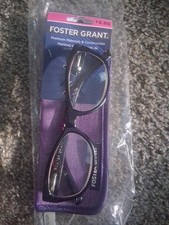 Foster Grant Premium Reading Glasses Tristan 52 18-143 Black - Pick Strength