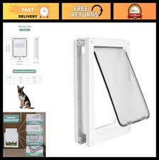 Large Magnetic Dog Door - Weatherproof Durable, 16.9x14in for Medium to Large