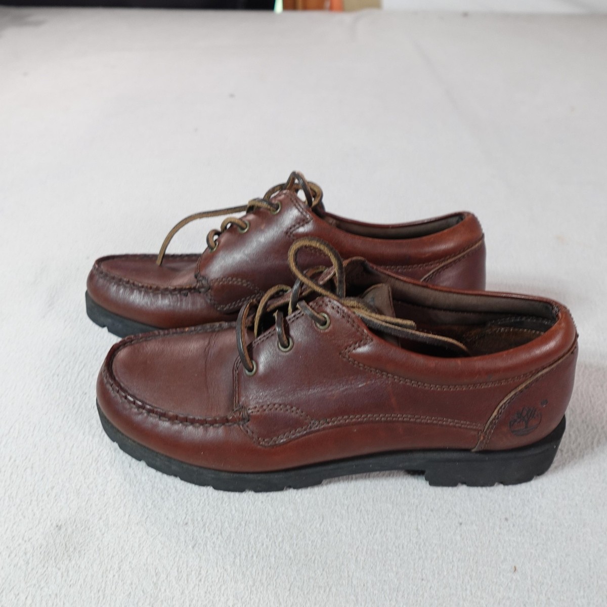 Timberland Shoes Mens 9.5 M Oxford Brown Leather Lace Up Business Casual Timberland Shoes Mens Size 9.5M Brown Leather Lace Up Oxford  main image 4