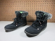 Columbia womens black an gray Heavenly 200g lined Waterproof snow boots 8 M