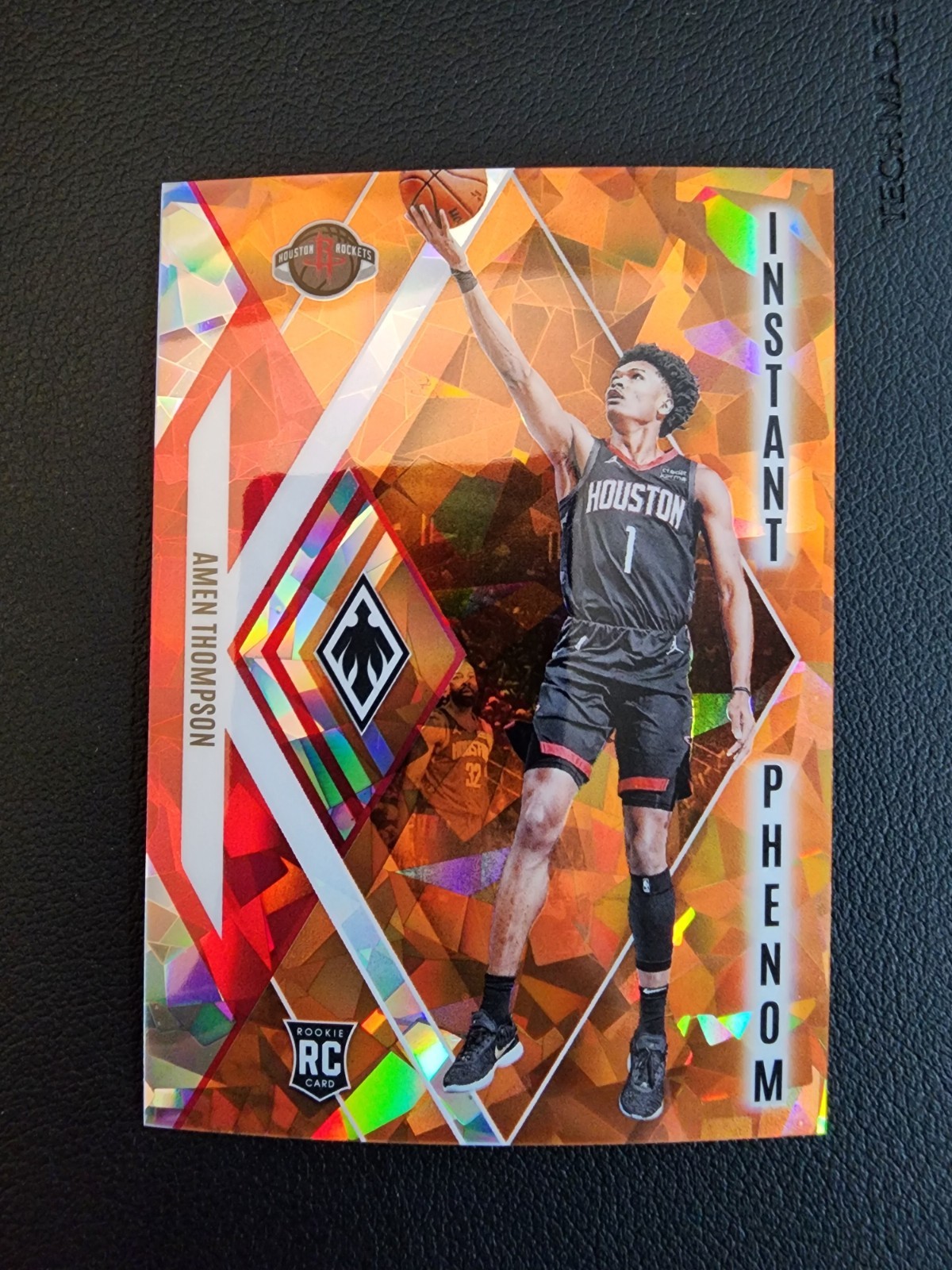 2023-24 Panini Phoenix - Amen Thompson #22 Instant Phenom Orange Ice /249 (RC)