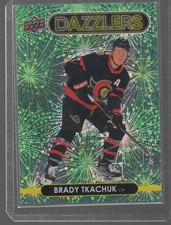 2021-22 Upper Deck #DZ-83 Brady Tkachuk Dazzlers Blue