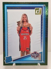 2025 Panini Donruss WNBA - Rated Rookie Kiki Iriafen #94 Green Shimmer (RC)