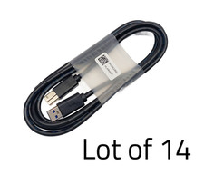 Lot of 14 Dell 5KL2E23501 USB 3.0 Type A to Type B Cable Male 6 ft Black
