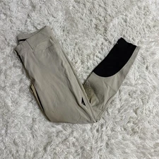 Women’s Size IT42 Tan Equiline Knee Patch Horseback Riding Breeches