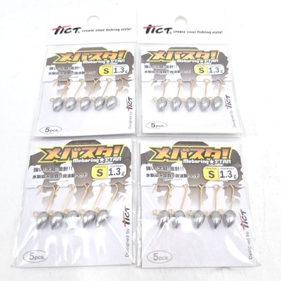 TICT Mebasta 1.3g S size 4 sets Jig Head Mebaring TICT