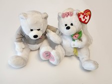 Ty Beanie Baby - We Do The Bride And Groom Teddy Bears (6in)