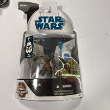 Star Wars Clone Wars Yoda 3 Hasbro 2008 3.75 Action Figure NEW Sealed