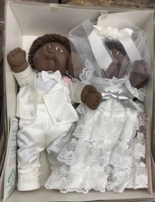 Cabbage Patch Kids Tsukuda Japan Bride & Groom Wedding Dolls NRFB w/ COAs Box