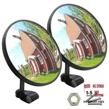 Convex Mirror Round Truck Mirror Wide Angle Blind Spot Side View Mirror For 1 Convex Mirror Round Truck Mirror Wide Angle Blind Spot Side View Mirror For 1