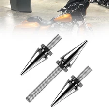 Windshield Spike Bolts Black Fit for Harley Street Glide Ultra Limited 2014-UP ~