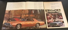 1967 Ford Thunderbird - Vintage 1966 Magazine 3-page Ad