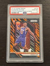 2018 DeAndre Ayton PRIZM Choice TIGER Stripe rookie RC PSA 10 SSP GEM MINT RARE!