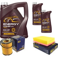 SCT Inspektionspaket 7L Mannol Energy Combi LL 5W-30 FüR BMW 3Er Cabriolet E46