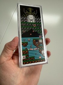 Contra NES 4 oz Colorized Silver Bar in Case & Sleeve COA #4/50 - APMEX & Konami