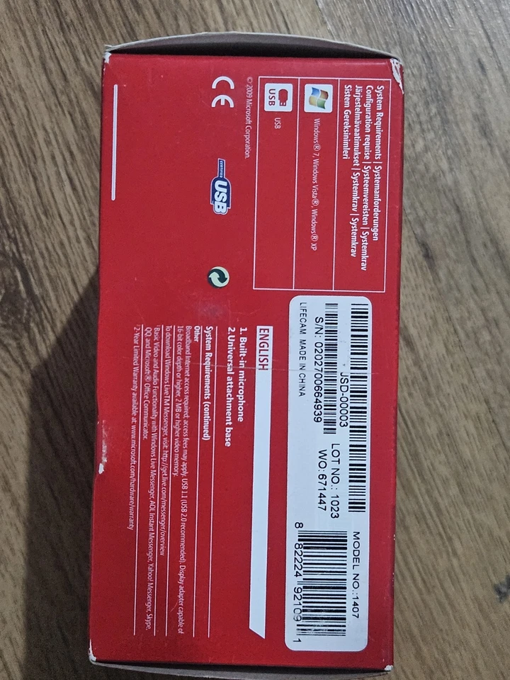 Microsoft LifeCam VX-800 Web Cam Plug and Play Clear Video Calls Factory Sealed - Image 2 of 3