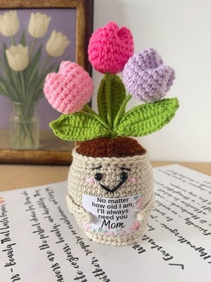 Long Distance Gift  Tulips, Clover, Forget-Me-Not, Sunflower, Strawberry