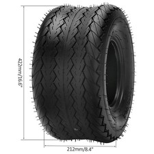 18x8.50-8 TIres Tubeless For Golf Cart Lawn Mower Tires Turf Saver 4 Ply