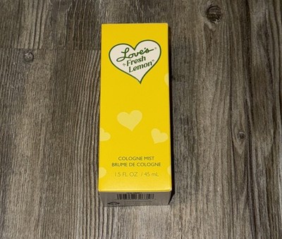 Love's Fresh Lemon Cologne Mist 1.5 Fl. Oz. Invigorating and Uplifting Lemon ...