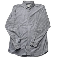 Mizzen Main Plaid Leeward Long Sleeve Button Up Shirt XL Trim Fit Men's