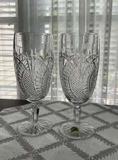 WATERFORD SEAHORSE ICED TEA GLASSES - 2 PCS.